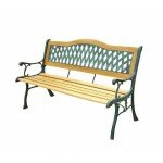 BANCO FORJA 126 CM RESPALDO PLASTICO