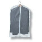 FUNDA TRAJES CLOSED WHITE 60X92CM.